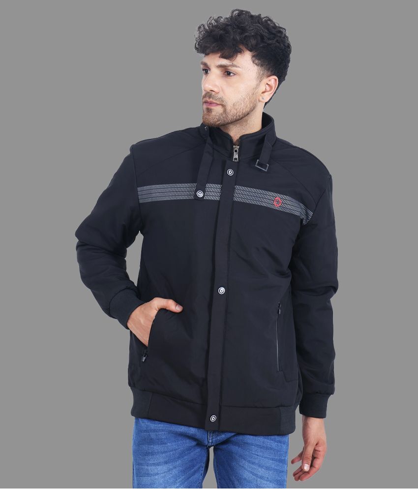     			Dollar Polyester Men's Casual Jacket - Black ( Pack of 1 )