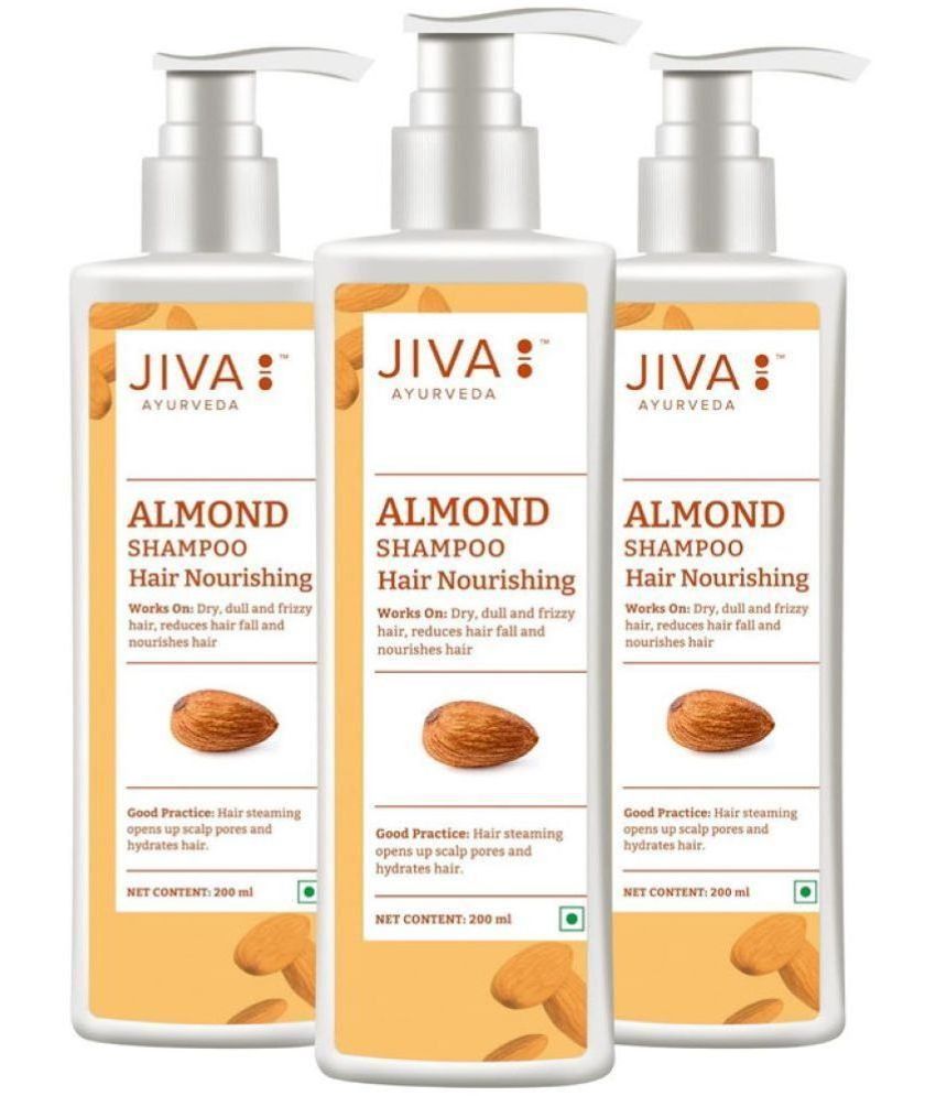     			Jiva Ayurveda Almond Shampoo 200gm (Pack of 3)