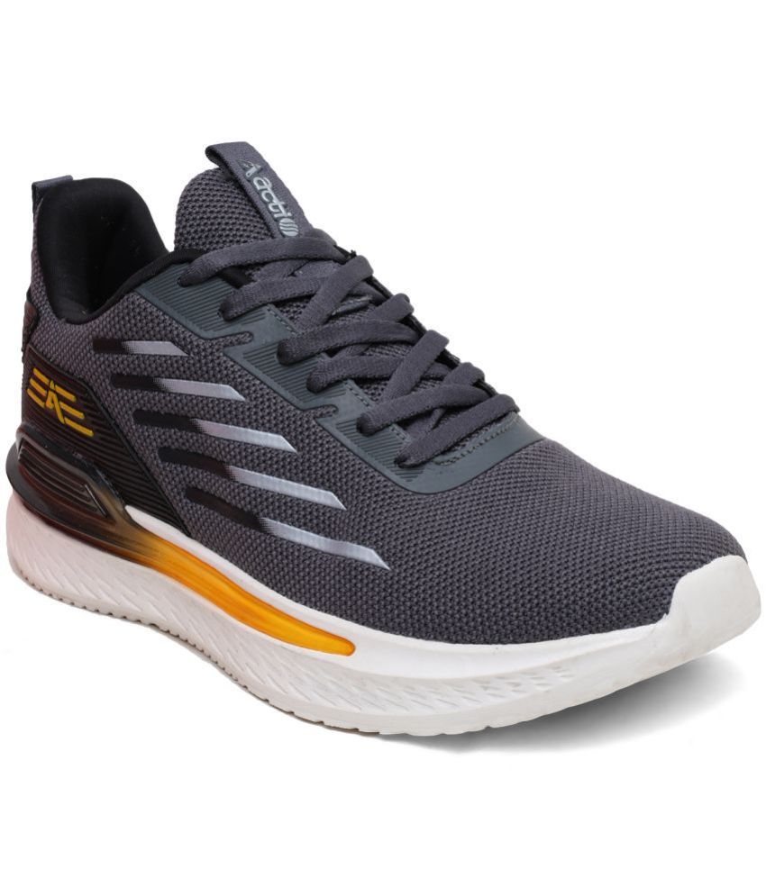     			Action Sports Running Shoes Dark Grey Men's Sports Running Shoes