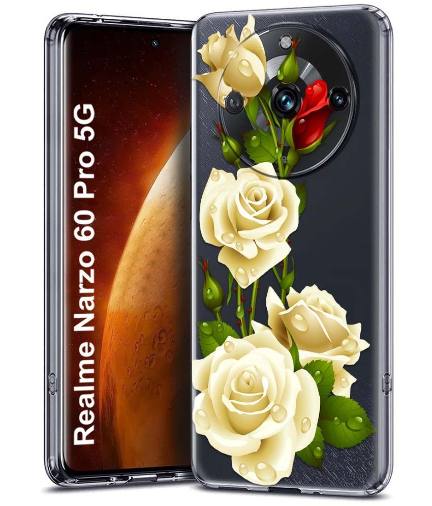     			Fashionury Multicolor Printed Back Cover Silicon Compatible For Realme narzo 60 pro ( Pack of 1 )