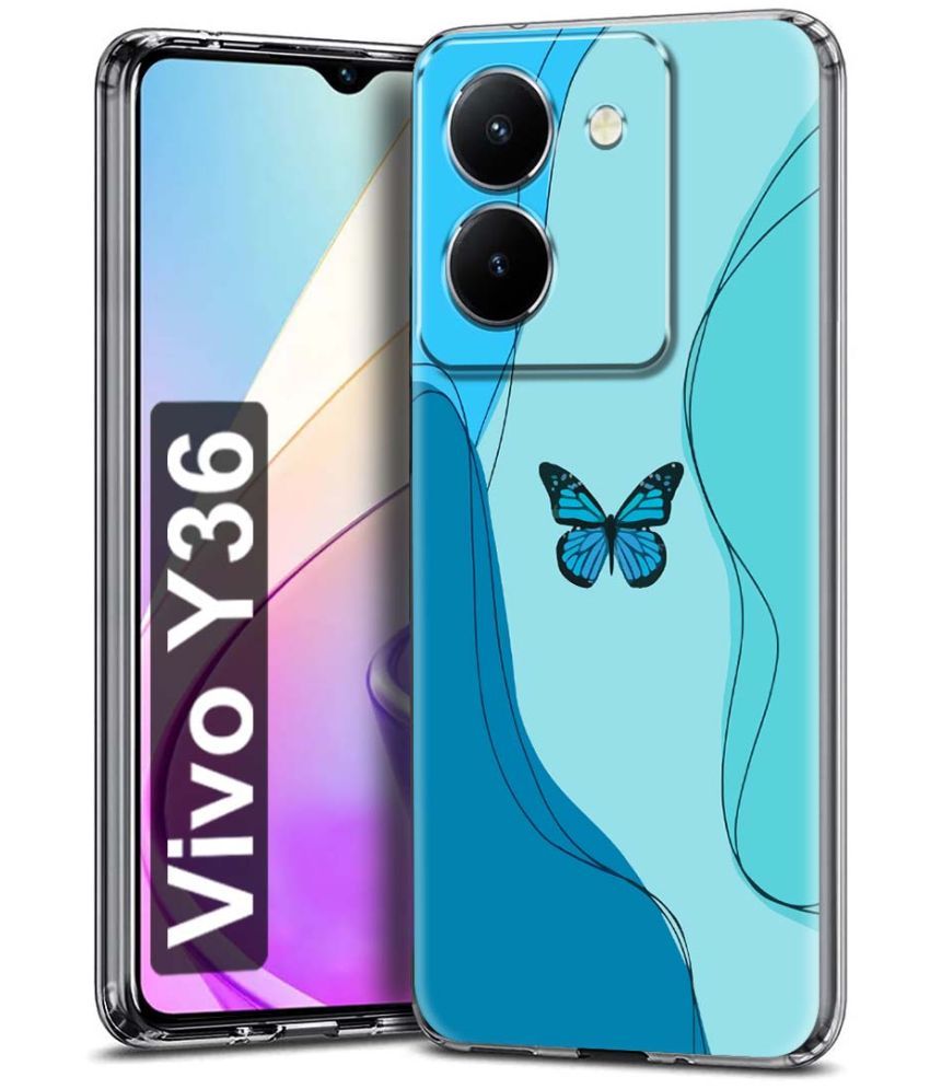     			Fashionury Multicolor Printed Back Cover Silicon Compatible For Vivo Y36 ( Pack of 1 )