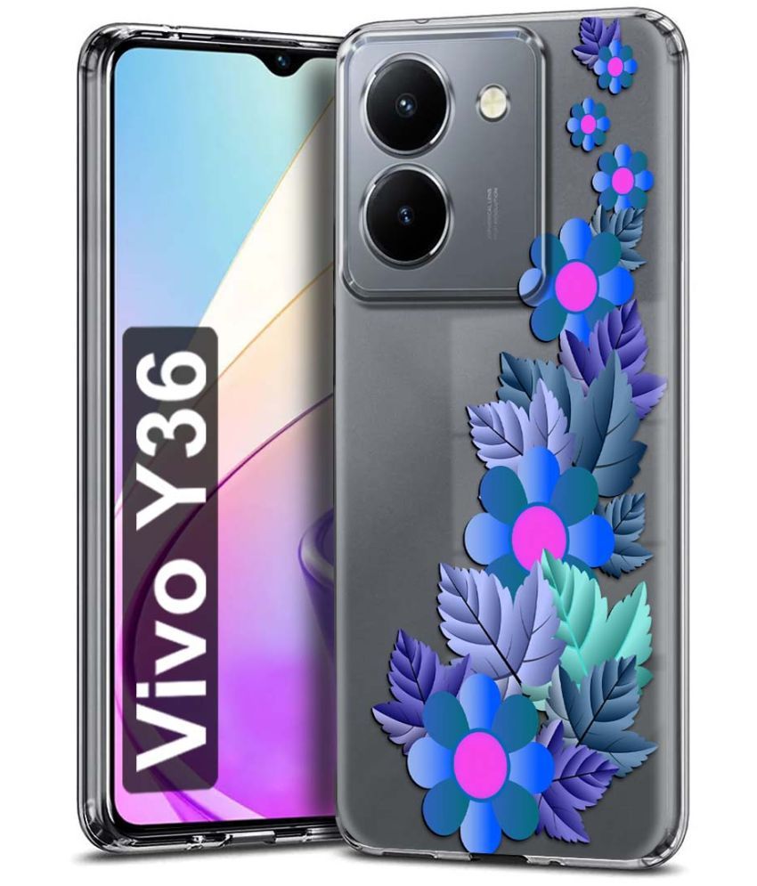     			Fashionury Multicolor Printed Back Cover Silicon Compatible For Vivo Y36 ( Pack of 1 )