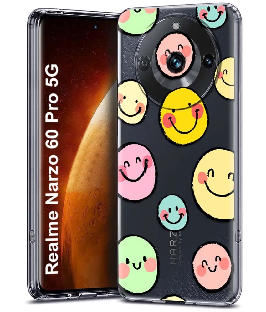     			Fashionury Multicolor Printed Back Cover Silicon Compatible For Realme narzo 60 pro ( Pack of 1 )