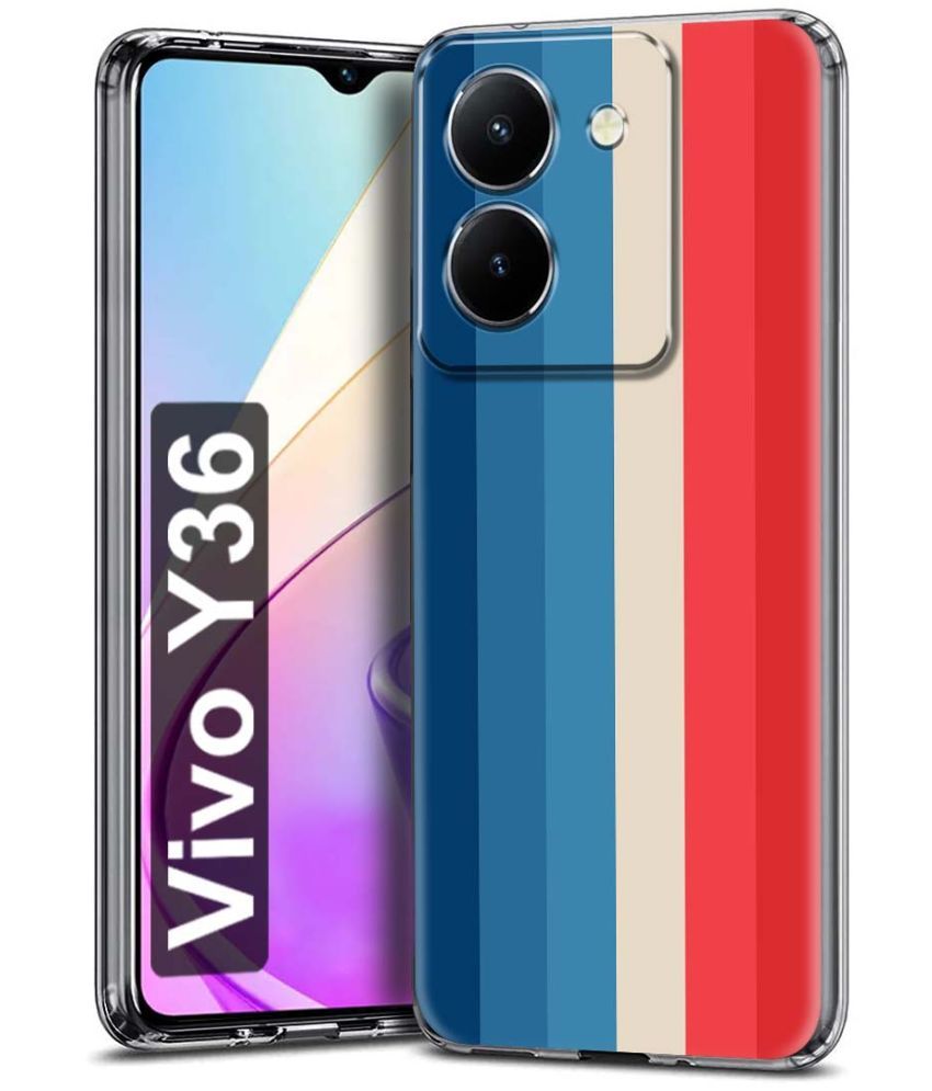     			Fashionury Multicolor Printed Back Cover Silicon Compatible For Vivo Y36 ( Pack of 1 )