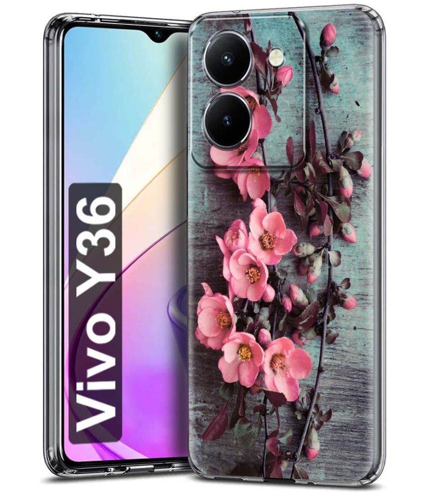     			Fashionury Multicolor Printed Back Cover Silicon Compatible For Vivo Y36 ( Pack of 1 )