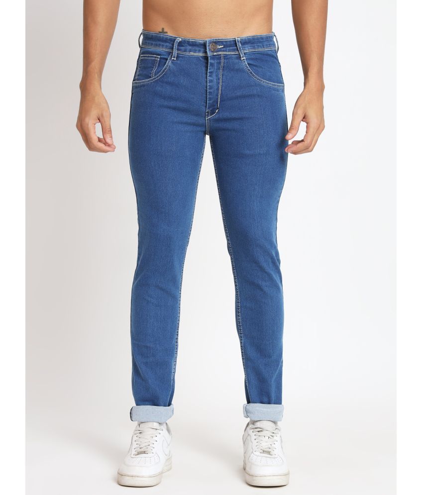    			RAGZO Slim Fit Cuffed Hem Men's Jeans - Blue ( Pack of 1 )