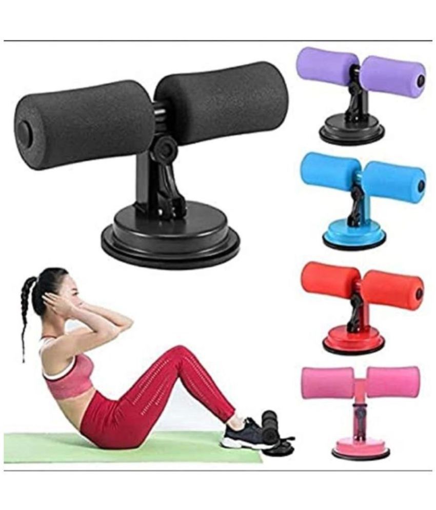     			SUNTAP Saleh Sit-Up Bar With Foam Handle and Rubber Suction Seat Up Fitness Equipment Sit-ups and Push-ups Assistant Device For Weight Lose Gym Workout (Multicolor)