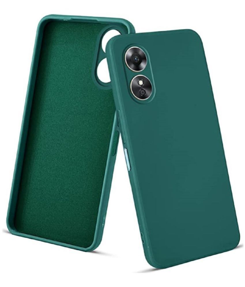     			Case Vault Covers Silicon Soft cases Compatible For Silicon Oppo A17 ( Pack of 1 )