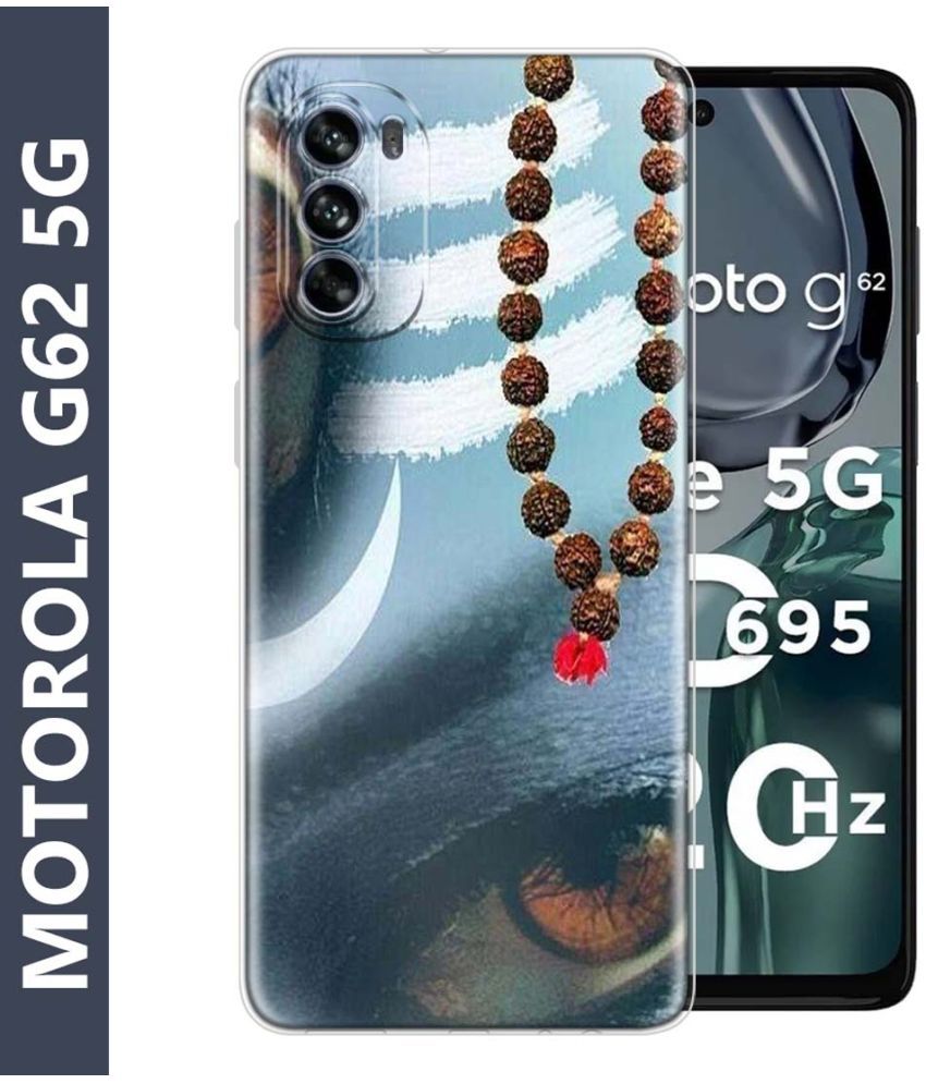     			Fashionury Multicolor Printed Back Cover Silicon Compatible For Motorola G62 5G ( Pack of 1 )