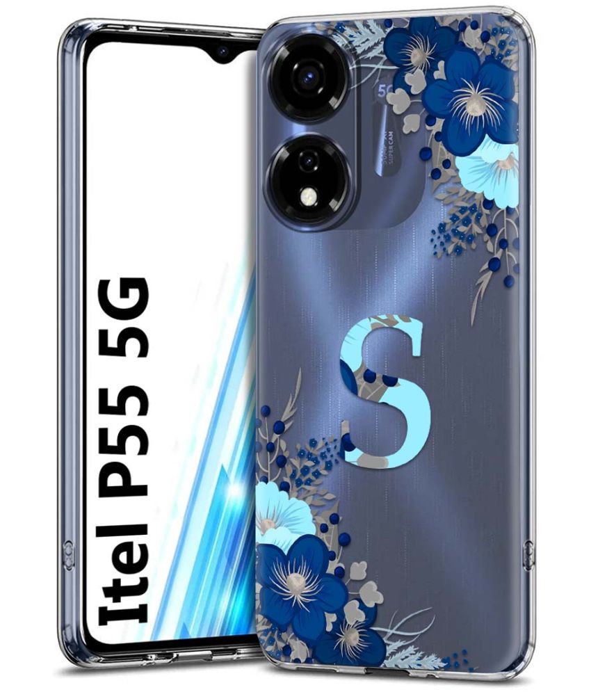     			Fashionury Multicolor Printed Back Cover Silicon Compatible For Itel P55 5G ( Pack of 1 )