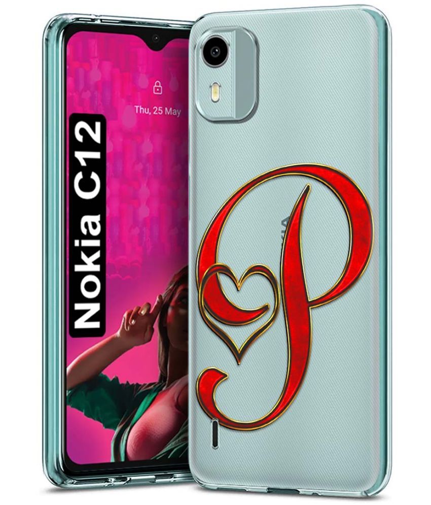     			Fashionury Multicolor Printed Back Cover Silicon Compatible For Nokia C12 ( Pack of 1 )