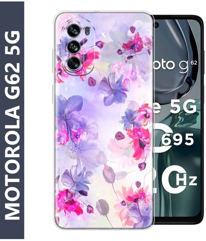     			Fashionury Multicolor Printed Back Cover Silicon Compatible For Motorola G62 5G ( Pack of 1 )