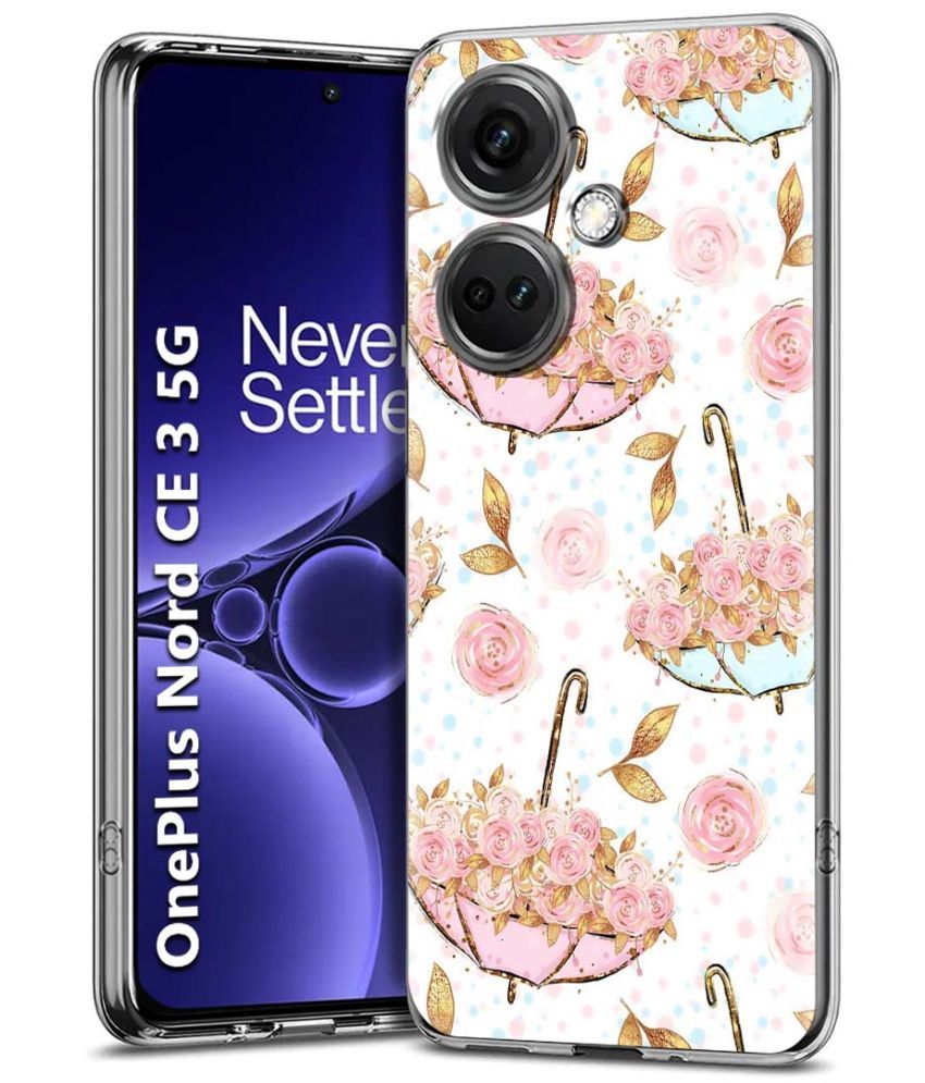     			Fashionury Multicolor Printed Back Cover Silicon Compatible For OnePlus Nord CE 3 5G ( Pack of 1 )