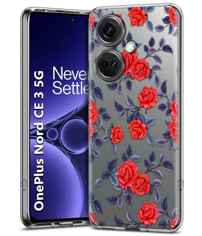     			Fashionury Multicolor Printed Back Cover Silicon Compatible For OnePlus Nord CE 3 5G ( Pack of 1 )