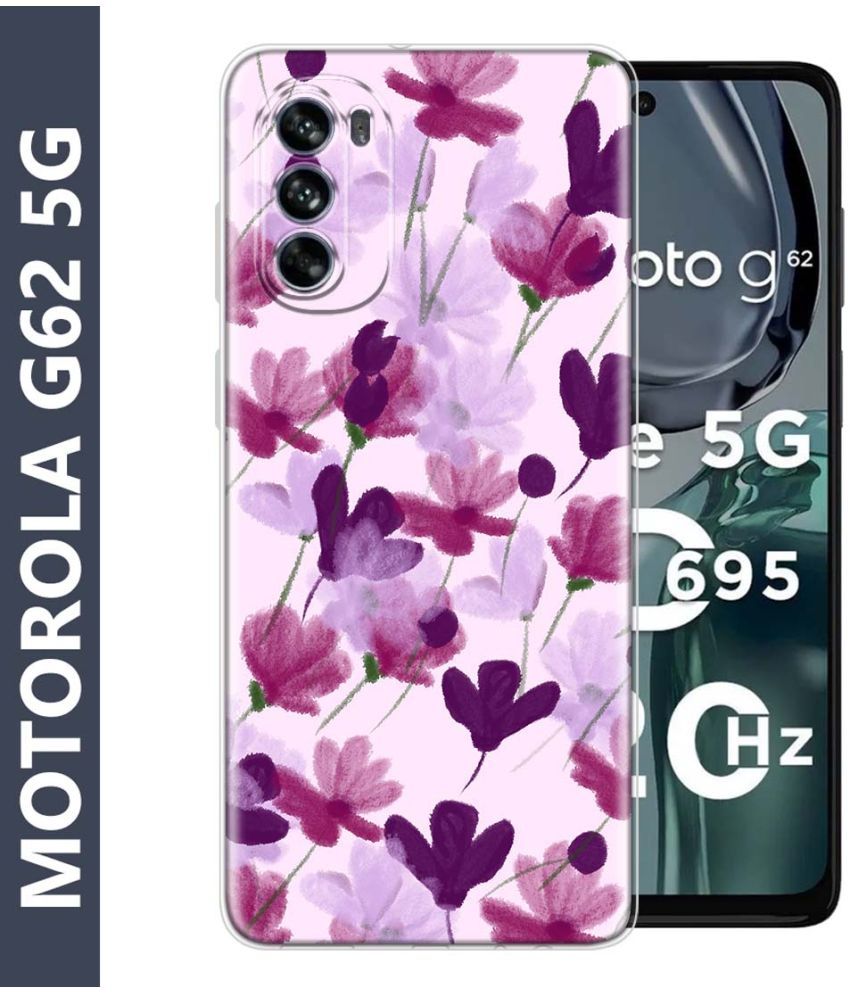     			Fashionury Multicolor Printed Back Cover Silicon Compatible For Motorola G62 5G ( Pack of 1 )