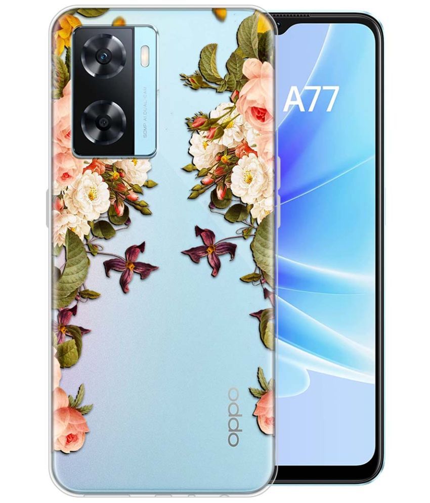     			Fashionury Multicolor Printed Back Cover Silicon Compatible For Oppo A77 ( Pack of 1 )