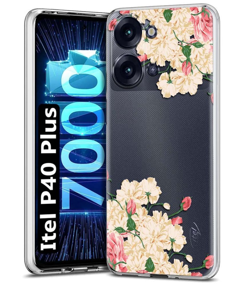     			Fashionury Multicolor Printed Back Cover Silicon Compatible For Itel P40 Plus ( Pack of 1 )