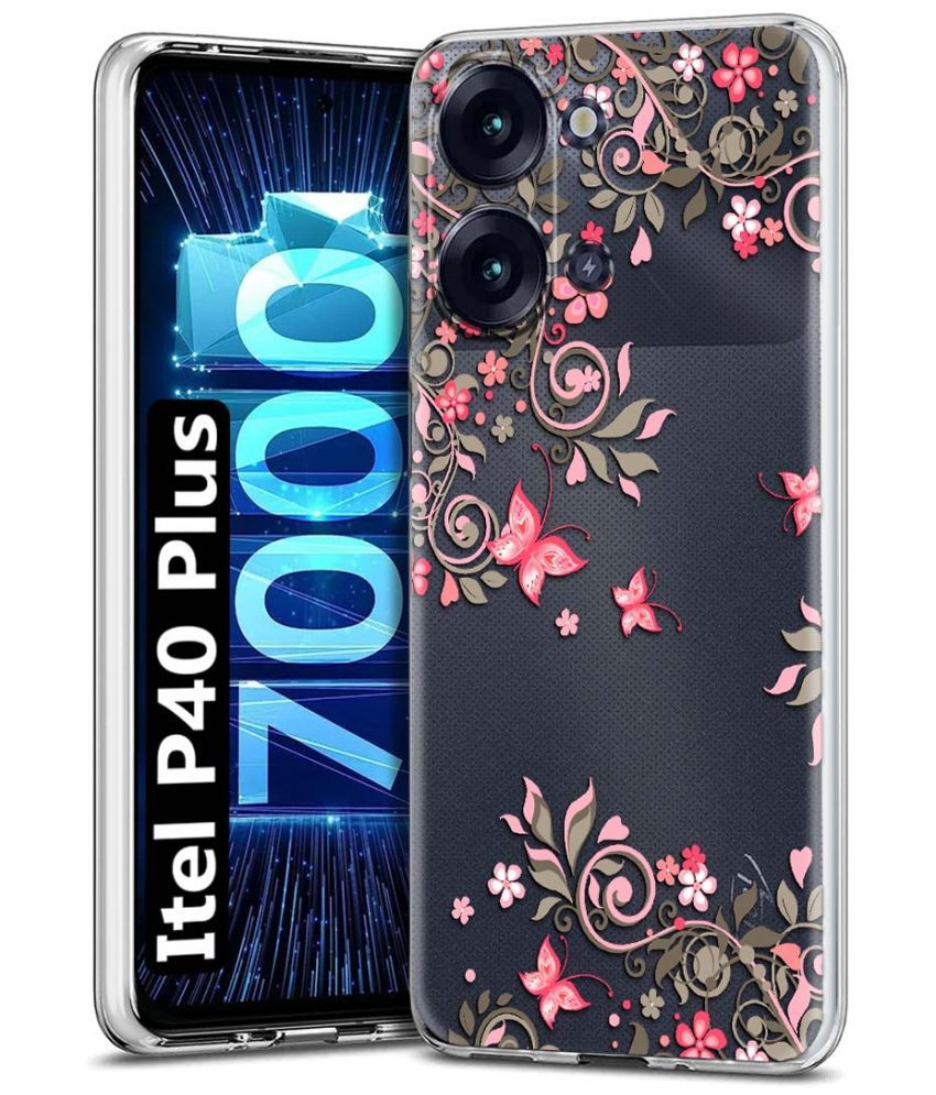     			Fashionury Multicolor Printed Back Cover Silicon Compatible For Itel P40 Plus ( Pack of 1 )