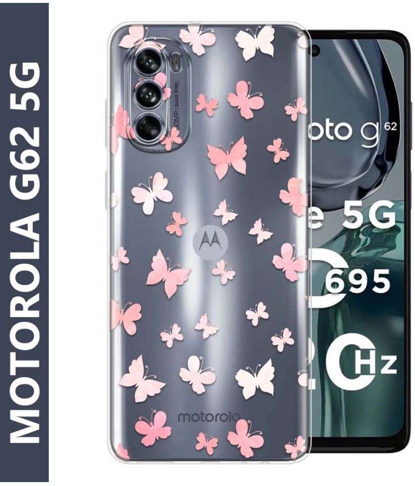     			Fashionury Multicolor Printed Back Cover Silicon Compatible For Motorola G62 5G ( Pack of 1 )