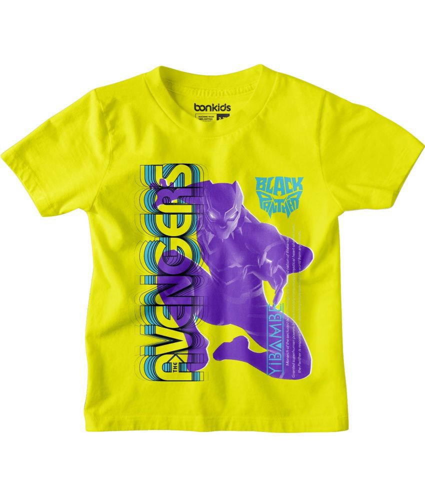    			BONKIDS Multi Color Cotton Boy's T-Shirt ( Pack of 1 )