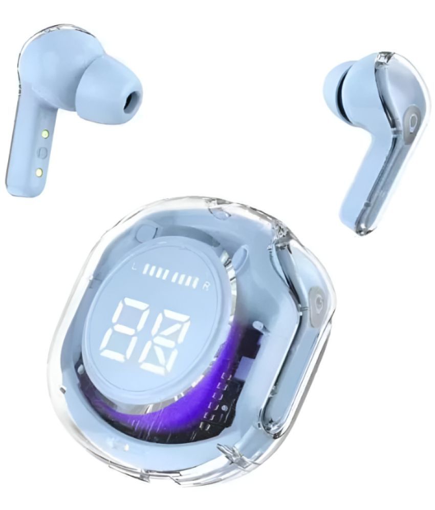     			COREGENIX Ultrapodspro Type C Bluetooth Headphone In Ear 30 Hours Playback Low Latency IPX4(Splash & Sweat Proof) Blue