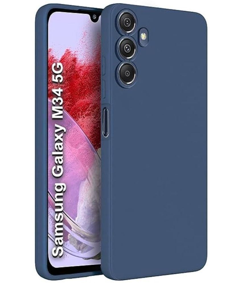     			Case Vault Covers Silicon Soft cases Compatible For Silicon Galaxy M34 ( Pack of 1 )