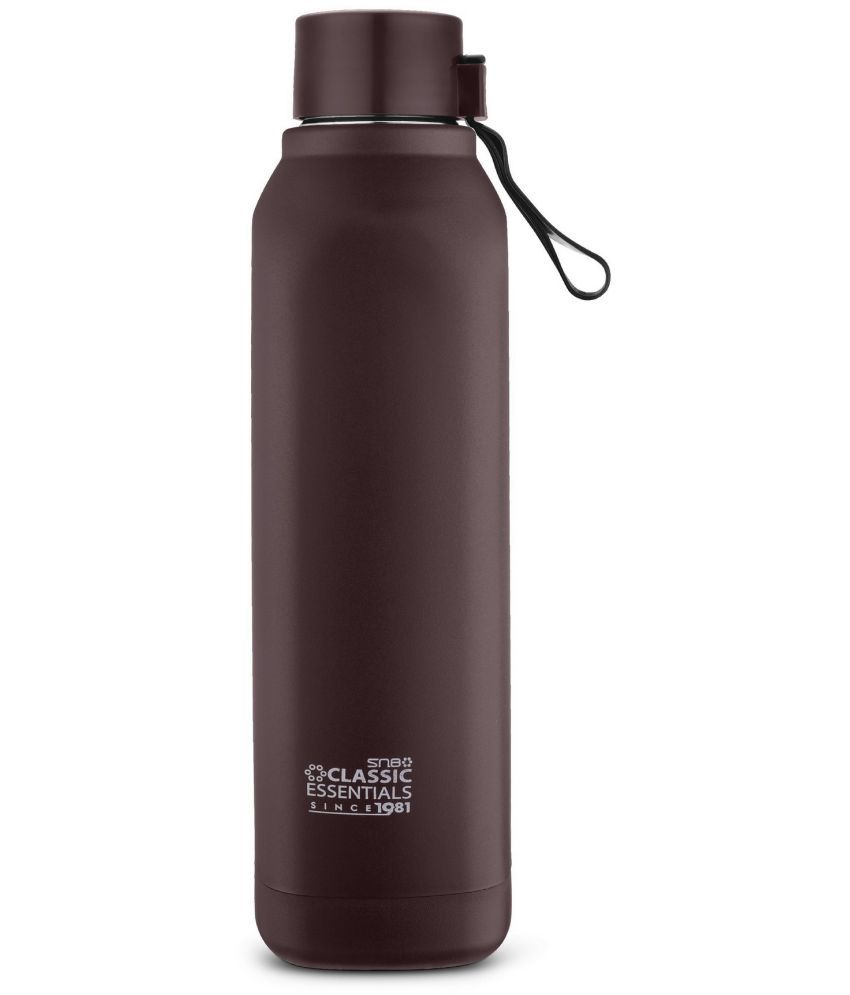     			Classic Essentials Spalsh Flask Bottle Brown Water Bottle 700 mL ( Set of 1 )