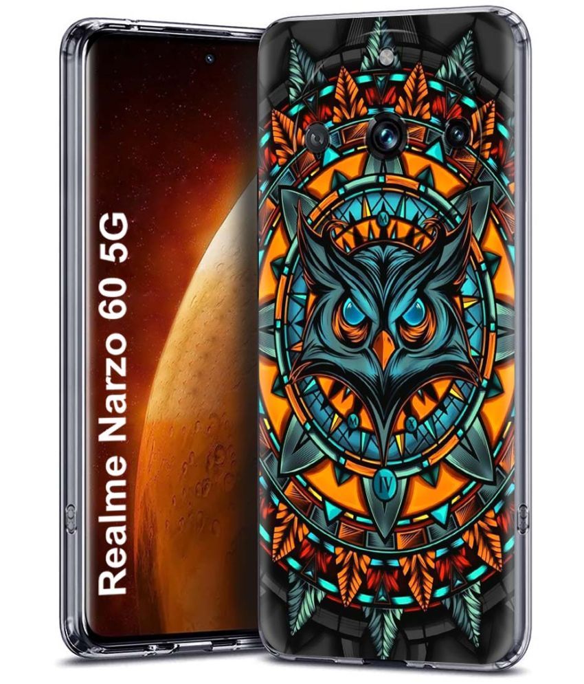     			Fashionury Multicolor Printed Back Cover Silicon Compatible For Realme Narzo 60 ( Pack of 1 )