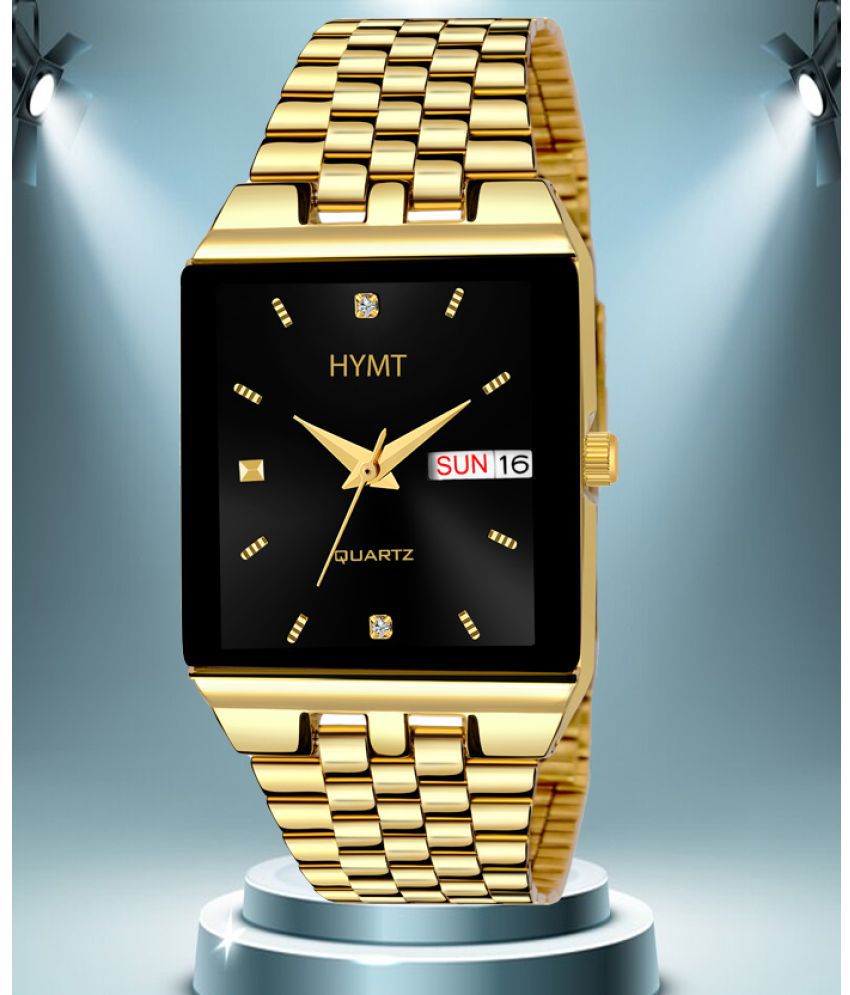     			HYMT Gold Stainless Steel Analog Men's Watch