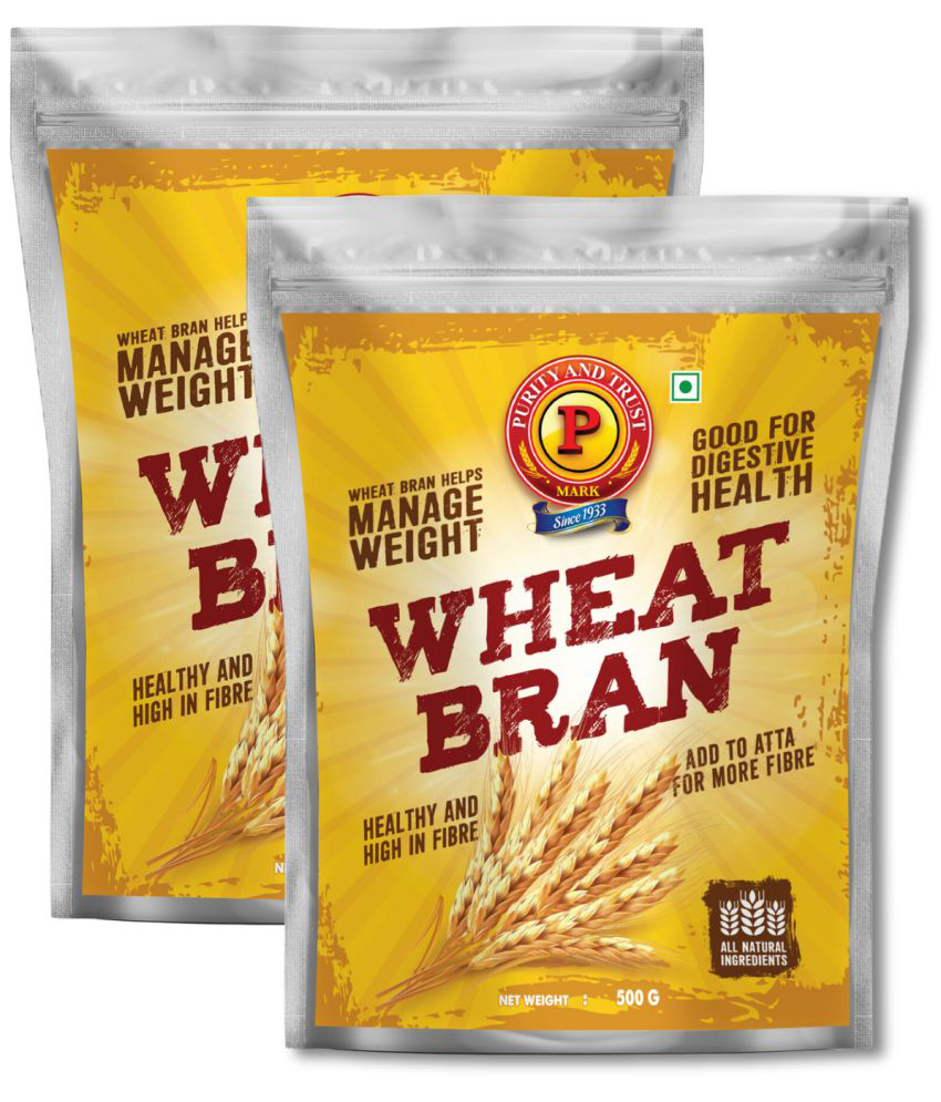     			P Mark Wheat Bran | High in Fibre & Protein (500g x 2) 1 kg