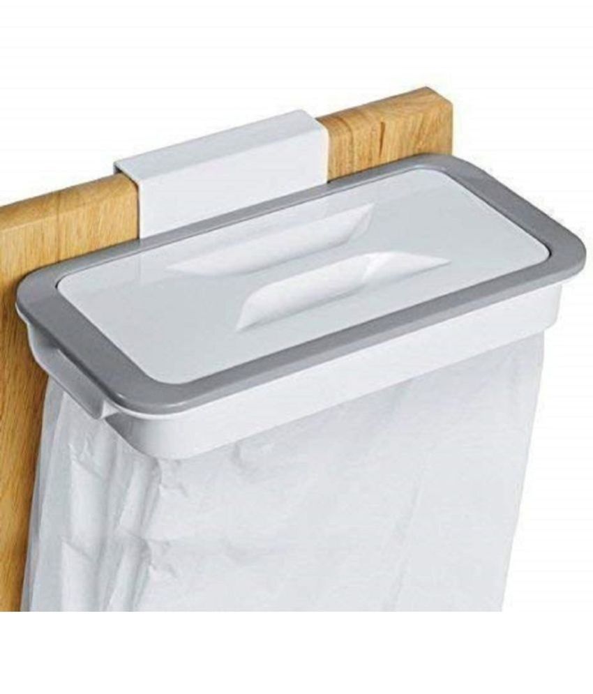     			sakimo-Attach-A-Trash The Hanging Trash Bag Holder Plastic Dustbin for Kitchen (Multicolor)