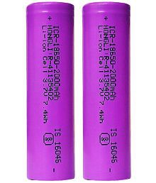 A Grade 18650 Li-ion 2000mAh Rechargeable Battery (PACK OF 2)
