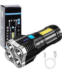 Let Light Multipurpose  20W Rechargeable Flashlight Torch ( Pack of 1 )