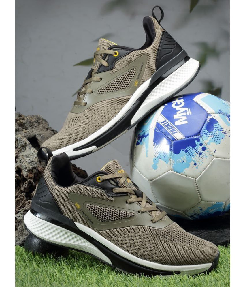     			Action Sports Running Shoes Beige Football Shoes