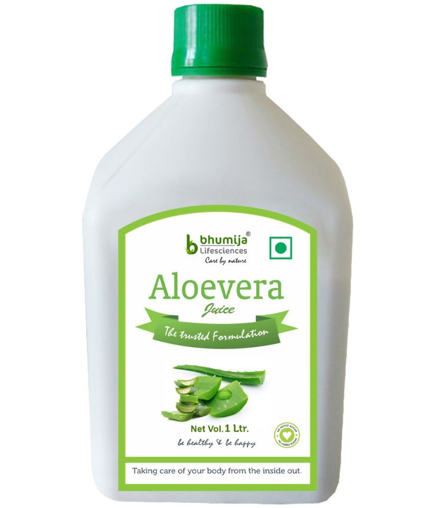     			Bhumija Lifesciences Aloevera Juice, 1 Liter x Pack of 1 | Natural Ras with Natural Extracts