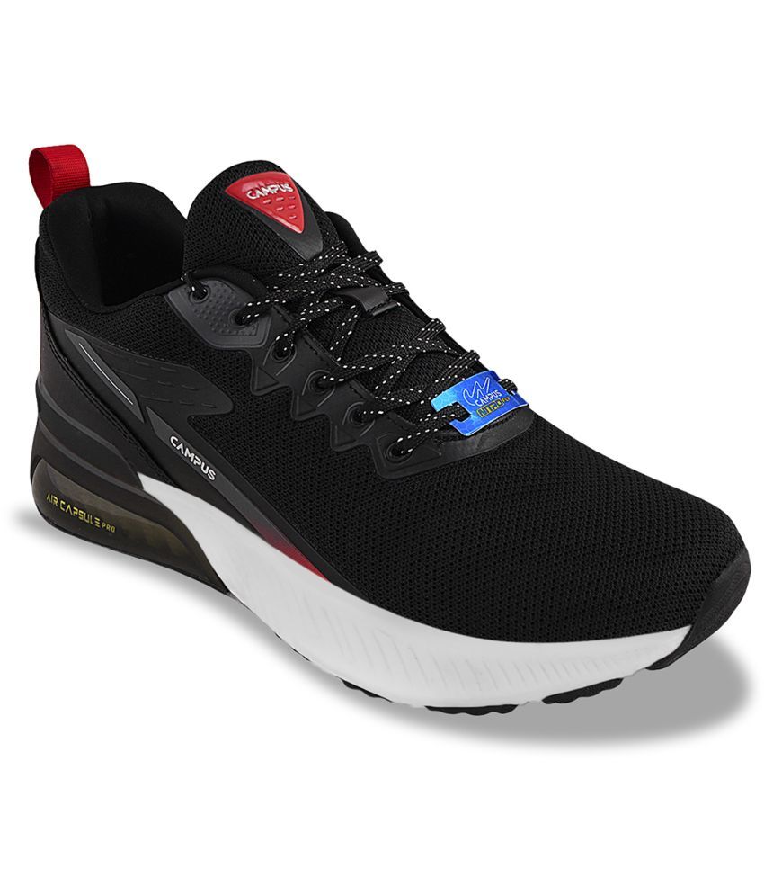     			Campus PROMOTE Black Men's Sports Running Shoes