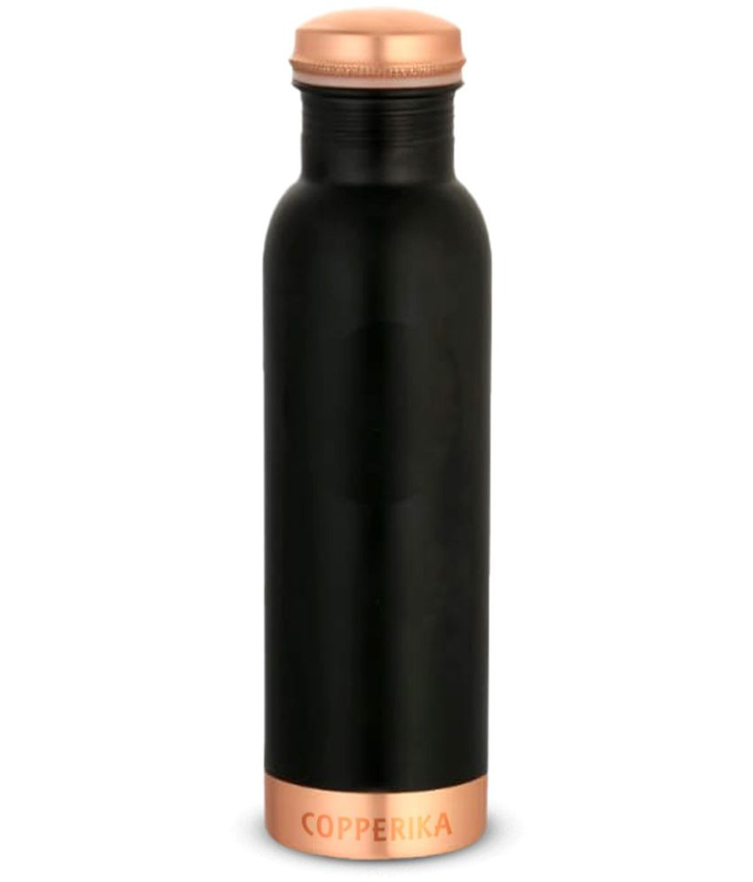     			Copperika Pure Copper Water Bottle Original Black Water Bottle 950ml mL ( Set of 1 )