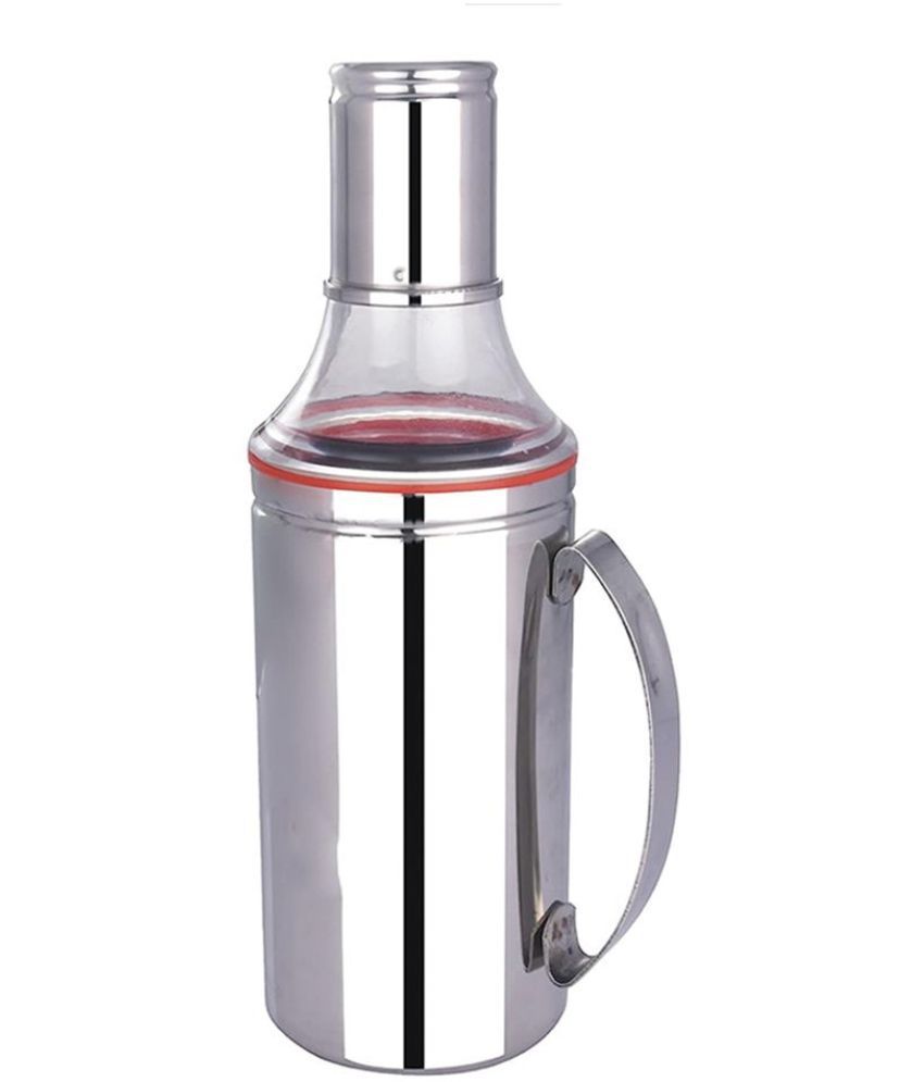     			HOMETALES Stainless Steel Oil Container/Dispenser with Handle 1000ml