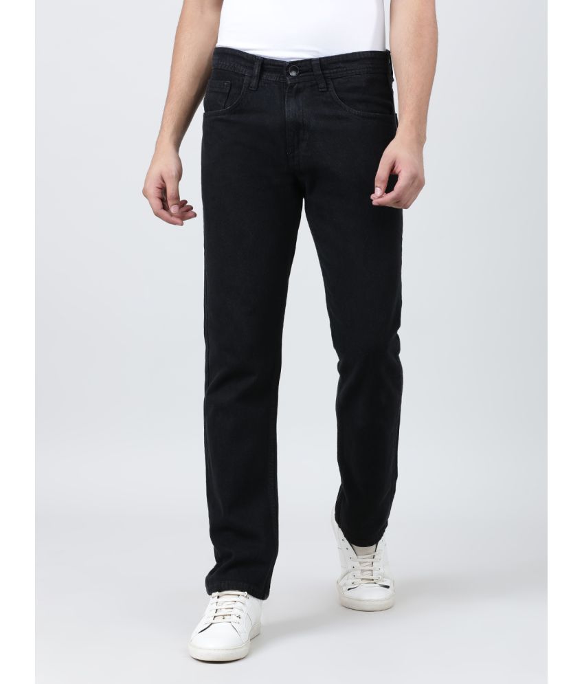     			IVOC Regular Fit Basic Men's Jeans - Black ( Pack of 1 )