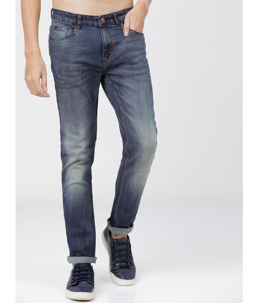     			Ketch Slim Fit Cuffed Hem Men's Jeans - Indigo ( Pack of 1 )