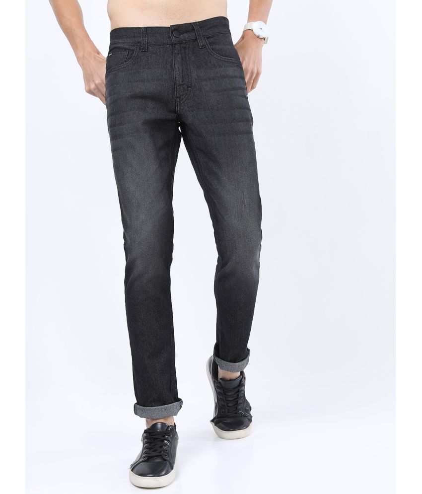     			Ketch Slim Fit Cuffed Hem Men's Jeans - Charcoal ( Pack of 1 )