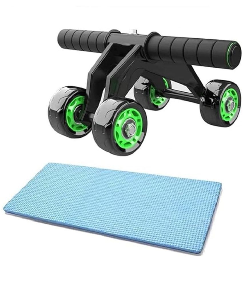     			VOLTEX Upgraded 4-Wheel Ab Carver Roller with Knee Mat - Abdominal Workout Fitness Exercise Equipment