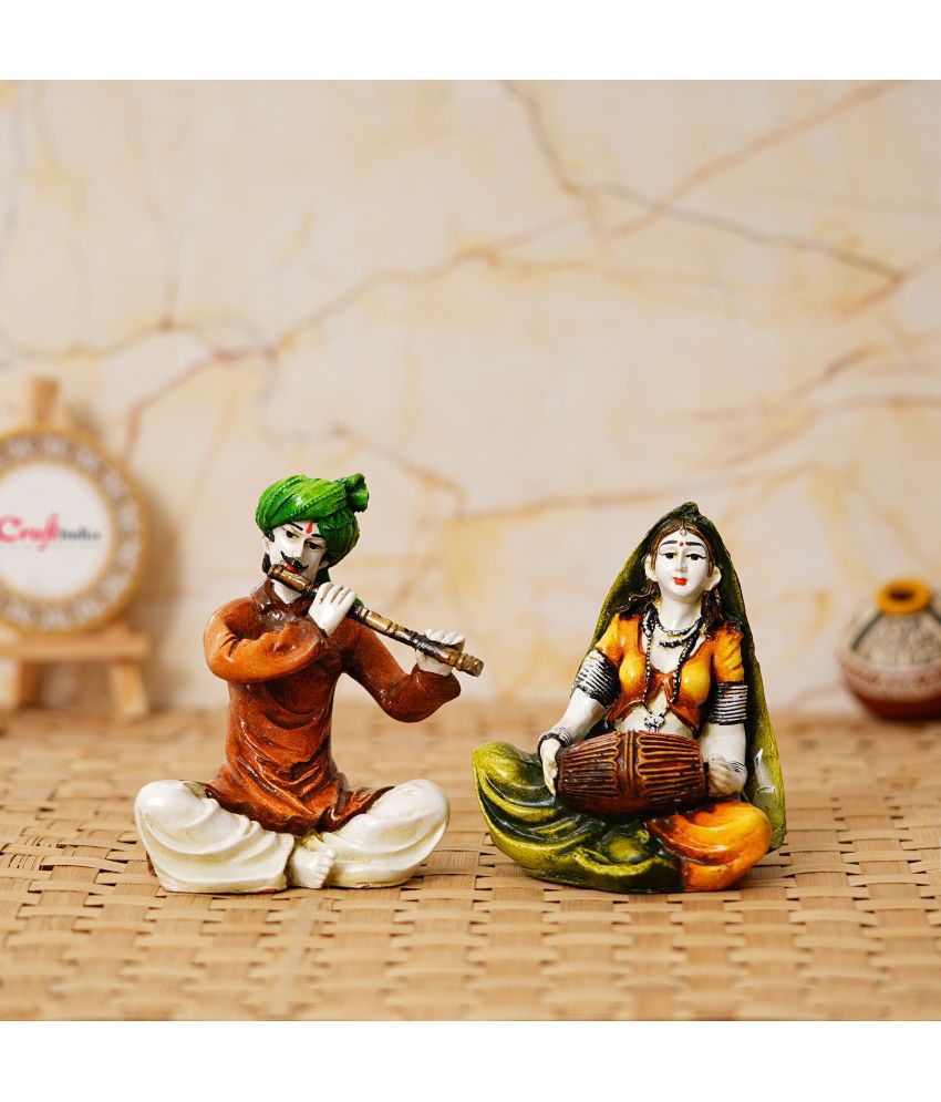     			eCraftIndia Couple & Human Figurine 13 cm - Pack of 2