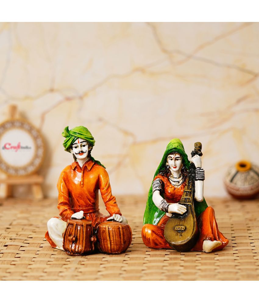     			eCraftIndia Couple & Human Figurine 15 cm - Pack of 2