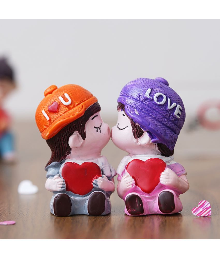     			eCraftIndia Multicolor Resin Couple Figurine