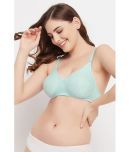 Clovia Cotton Non Padded Women's T-Shirt Bra ( Blue )