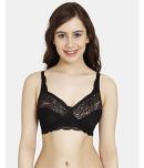 Rosaline by Zivame Nylon Women's T-Shirt Bra ( Black )