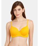 Rosaline by Zivame Polyester Women's T-Shirt Bra ( Mustard )