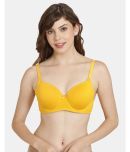 Rosaline by Zivame Polyester Women's T-Shirt Bra ( Yellow )