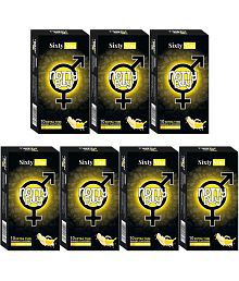 NottyBoy Banana Flavoured Ultra Thin Condoms For Men - 70 Units